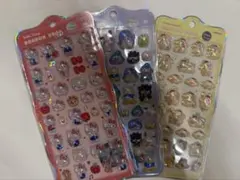 산리오 ボンボンドロップシール ちゅるきら 3種セット