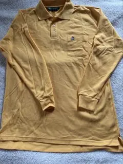 Munsingwear 長袖ポロシャツ L イエロー