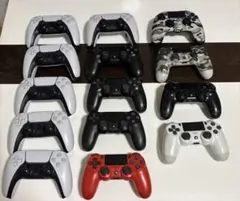 通電確認済】PS5/PS4 コントローラー 14台セット ジャンク まとめ売り 