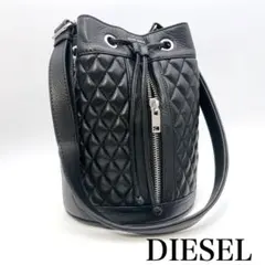 DIESEL ディーゼル　ショルダーバッグ　巾着　バケツ型　キルティング　Y2Kのサムネイル