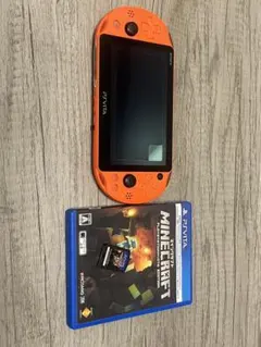 PS Vita PCH-2000 ネオンオレンジ 本体 マイクラセット