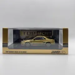 Inno64 1/64 TOP SECRET R34 GTR GOLD ミニカー - メルカリ