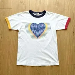 ​希少 SUGER CANE シュガーケーン リンガーTシャツ ハートロゴ70sのサムネイル