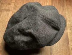 イタリア製　ボルサリーノ ハンチング チャコールグレー　7 1/2 ウール