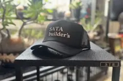 サタビルダーズ　ソリッドメッシュキャップHIGH　SATA_CAP2 ブラック