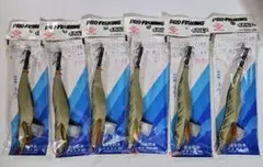 林釣漁具製作所　4.0寸　6本　えびシャクリ布巻　オールドエギ