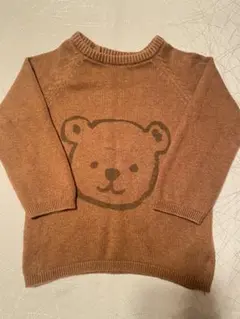 H&M クマデザイン セーター 12-18M