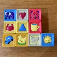 知育玩具 ソフトブロック10個First Baby Blocks