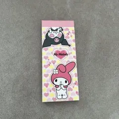My Melody ハート柄メモ用紙