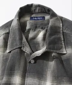 完売品‼️ NAUTICA ブリーチ オンブレチェックシャツ ロングスリーブシャツ