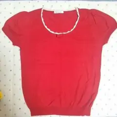 【送料込み・美品】te chichi (テチチ) パフスリーブ　サマーニット