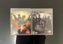 バイオハザード5&6 二本セット プレイステーション3 PS3