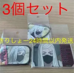 東京リベンジャーズ　スクエア缶バッジ　アクリルカード　ハート　三途春千夜