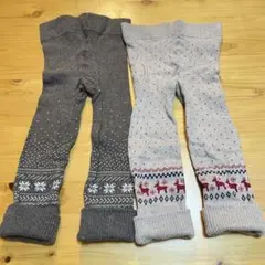 無印 ベビー レギンス 2枚セット
