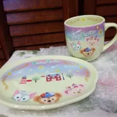 ディズニーシー15th　スーベニア　マグカップ+プレート