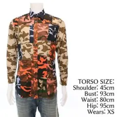 DIESEL 迷彩柄 長袖シャツ XS