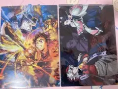 鬼滅の刃　劇場版　クリアファイル　童磨　胡蝶しのぶ