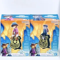 ズートピア2 モニタートップフィギュア ニック・ワイルド ジュディ・ポップス