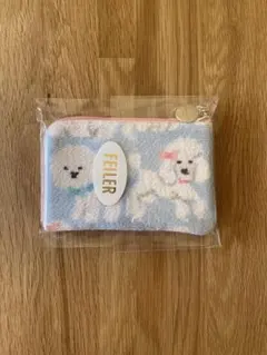 新品未使用未開封 フェイラーモフモフワンチャン　L字ポーチ（WEB限定）