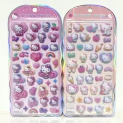 サンリオ　コットンパフィーシール　ハローキティ　2種セット①