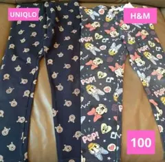 UNIQLO　H&M　ミッキー　ディズニー　レギンス　パンツ　100cm