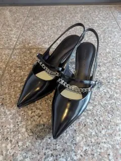 未使用級★ルタロン コンビストラップ パンプス ポインテッド 東原妙子 3WAY 未使用級☆ルタロン コンビストラップ パンプス ポインテッド 東原妙子