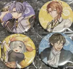 文豪とアルケミスト　プリンセスカフェ 缶バッジ　文アル　4種
