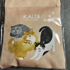 KALDI カルディ 猫柄 ぱっちんポーチのサムネイル