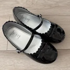 apres les cours フォーマルシューズ 20 ブラック　リボン付き