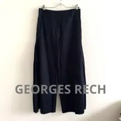 GEORGES RECH ネイビー ワイドパンツ