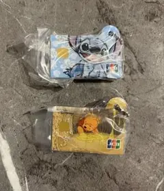 ディズニー JCBカード ミニチュアメタルチャーム スティッチ プーさん