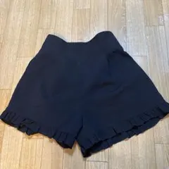 LIZ LISA ショートパンツ　ブラック　フリルのサムネイル