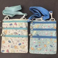 シナモンロール　サンリオ　バック　ポーチ　セット