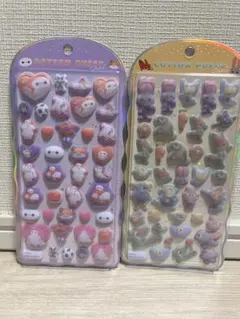 コットンパフィシール ズートピア　ベイマックス　ディズニー