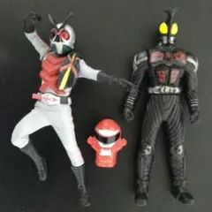 仮面ライダー＆BLACK フィギュア 3体セット 特撮 コレクション