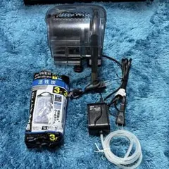 【動作確認済】GEX パワーフィルター ＆ 交換マット・エアーポンプセット