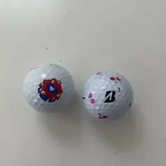 ミャクミャク　ブリヂストン B3 ゴルフボール 2個セット