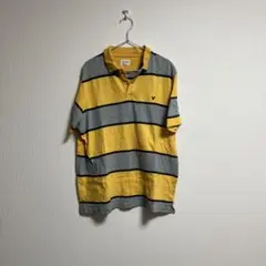 AMERICAN EAGLE OUTFITTERS ストライプポロシャツ L