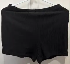 SHEIN グレー リブ編み ショートパンツ