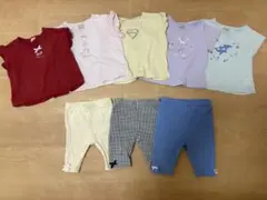 【まとめ売り】プティマイン プティプラ80cm 半袖＆7分丈レギンス 合計8点