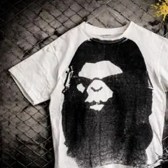 【激レア】青山限定/NIGO/エイプ/手刷り/半袖Tシャツ/ストリート