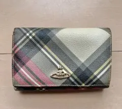 Vivenne Westwood チェック柄 二つ折り財布