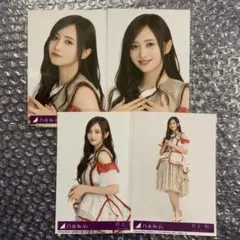 乃木坂46 ビリヤニ 生写真 コンプ 4枚 井上和