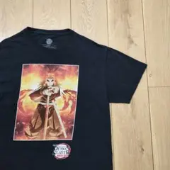 US古着Tシャツ 鬼滅の刃 煉獄杏寿郎 DEMON SLAYER ブラック M