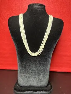 m*n様 silver 8連　ケシパール　ネックレス　9