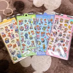 ズートピア2 新作 3D シール ボンボンシール ぷっくり 水シール ディズニー