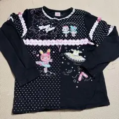 レア 極美品！激かわ メゾピアノ みみぽぽちゃん ワンピース 希少 平成 130