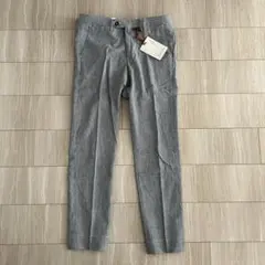 B SETTECENTOチェックスリムフィットパンツ