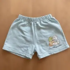 すみっコぐらし 短パン　120cm 水色　ショートパンツ