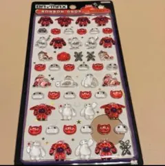 ［正規品］ボンボンドロップシールminiベイマックス.ハート.スーツ２枚セット